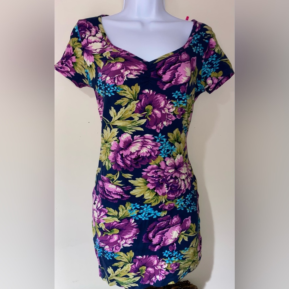 new bodycon dress floral dress mini dress cotton dress v neck tropical graphic
